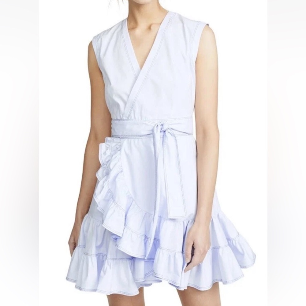 Rebecca Taylor Charming Womens light blue Dress 0 - Picture 4 of 4